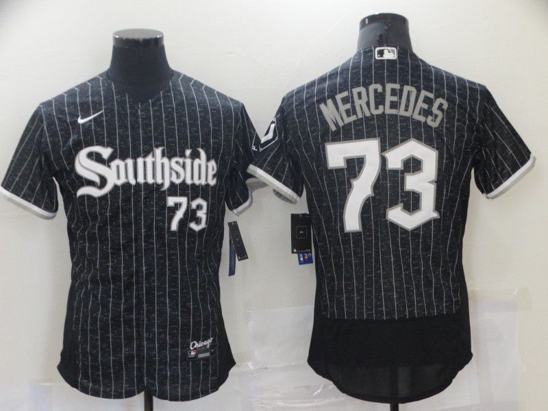 Men Chicago White Sox #73 Mercedes City Edition Black Elite Nike 2021 MLB Jerseys->youth mlb jersey->Youth Jersey